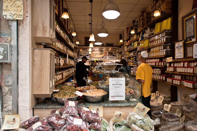 20100409_151755 D3.jpg - Spices, salads vendor, Ben Yehuda Market, Jerusalem